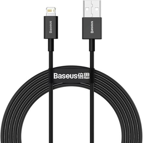 Baseus Superior Series Fast Charging Data Cable USB to IP 2.4a 1m Whıte