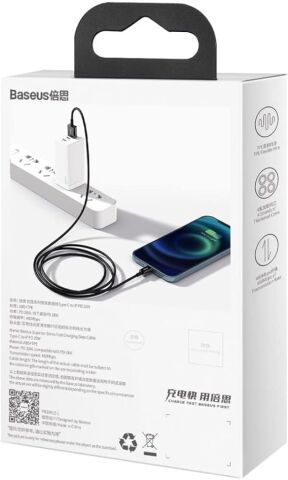 Baseus Superior Series Fast Charging Data Cable USB to IP 2.4a 1m Whıte