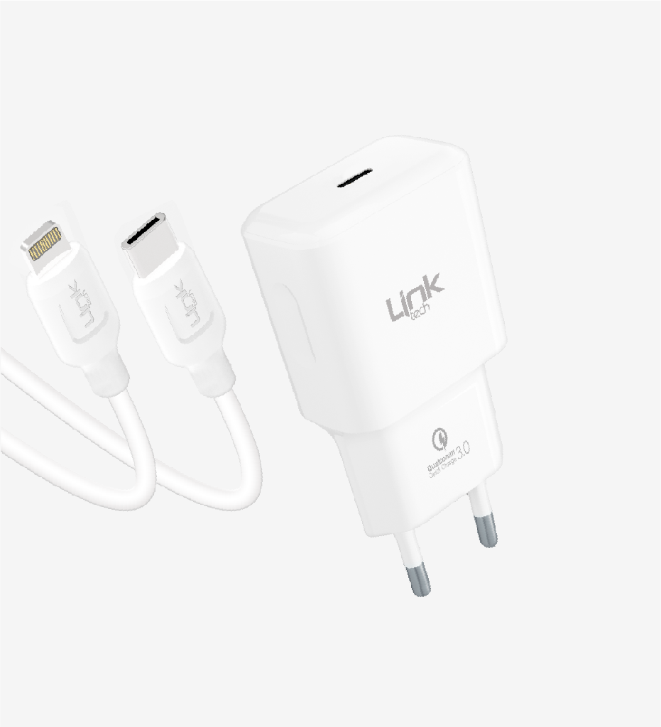 LINKTECH T456E 20W Strong Charger usb-c TO lıghtnıng Cable