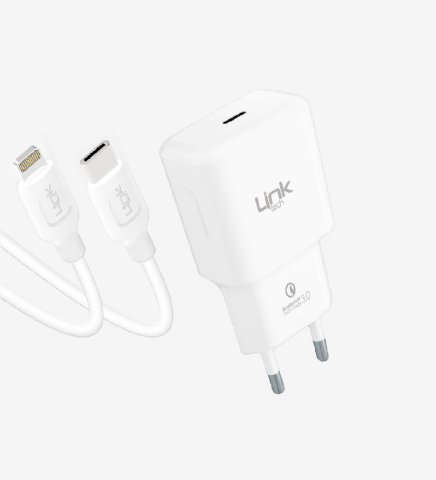 LINKTECH T456E 20W Strong Charger usb-c TO lıghtnıng Cable