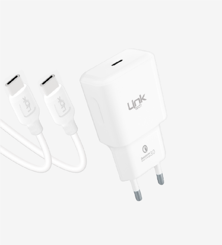 LINKTECH T455E 20W Strong Charger USB-C to USB-C Cable
