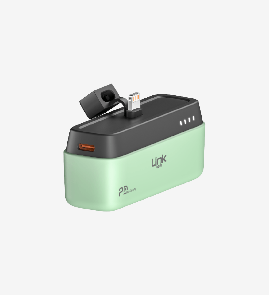 LINKTECH ML05 Strong PD Hızlı Şarj Lightning Çıkışlı 5.000 mAh Mini Cep Powerbank