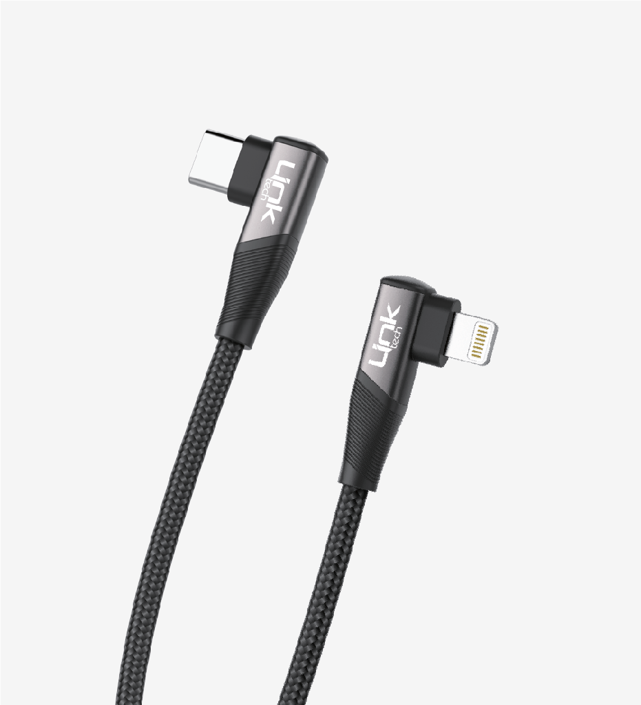 LINKTECH K596 27W TYPE-C - LIGHTNING 90 DERECE DATA/ŞARJ KABLOSU 1.5MT
