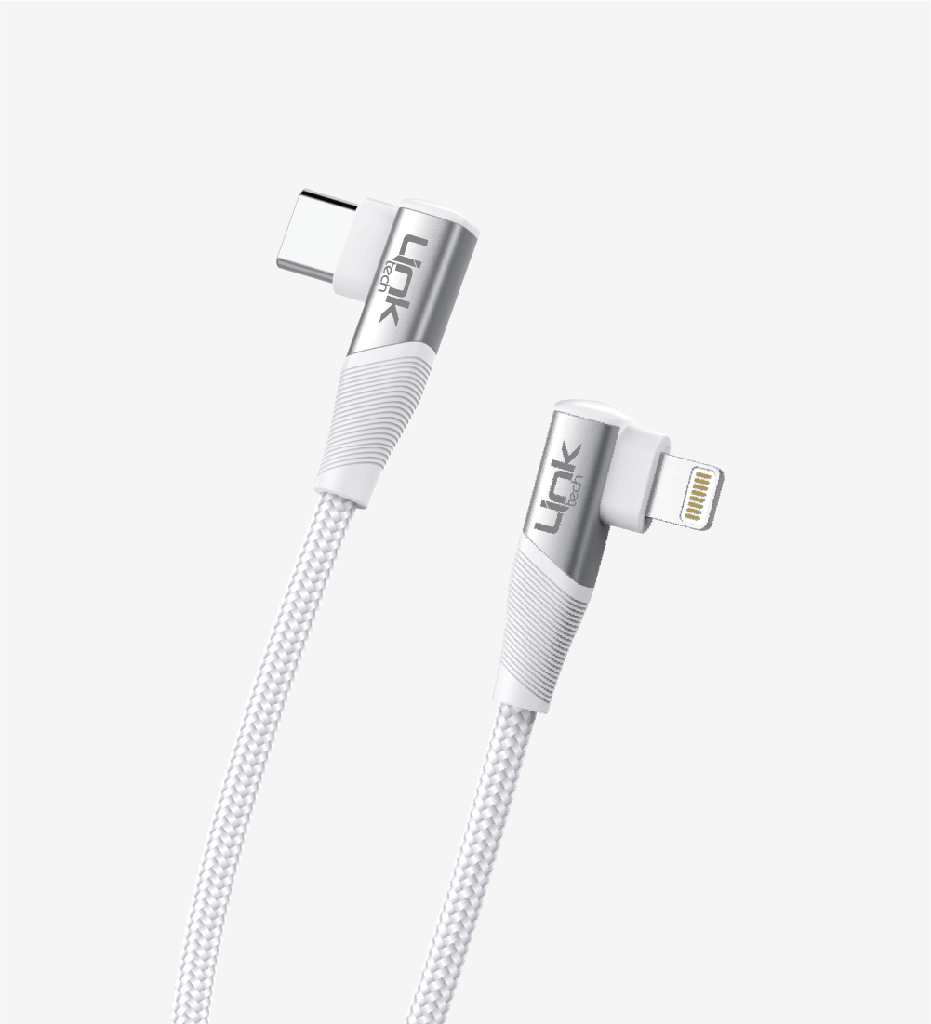 LINKTECH K596 27W TYPE-C - LIGHTNING 90 DERECE DATA/ŞARJ KABLOSU 1.5MT