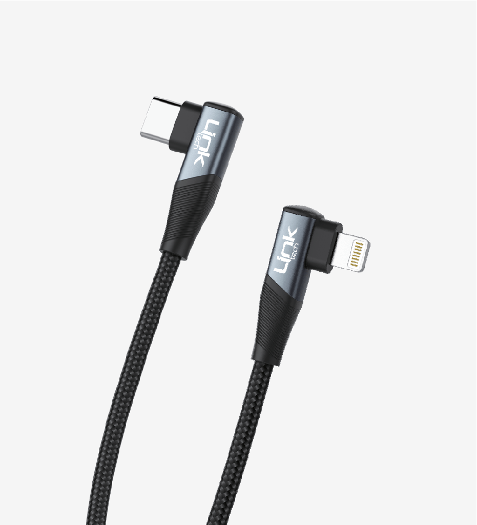 LINKTECH K596 27W TYPE-C - LIGHTNING 90 DERECE DATA/ŞARJ KABLOSU 1.5MT