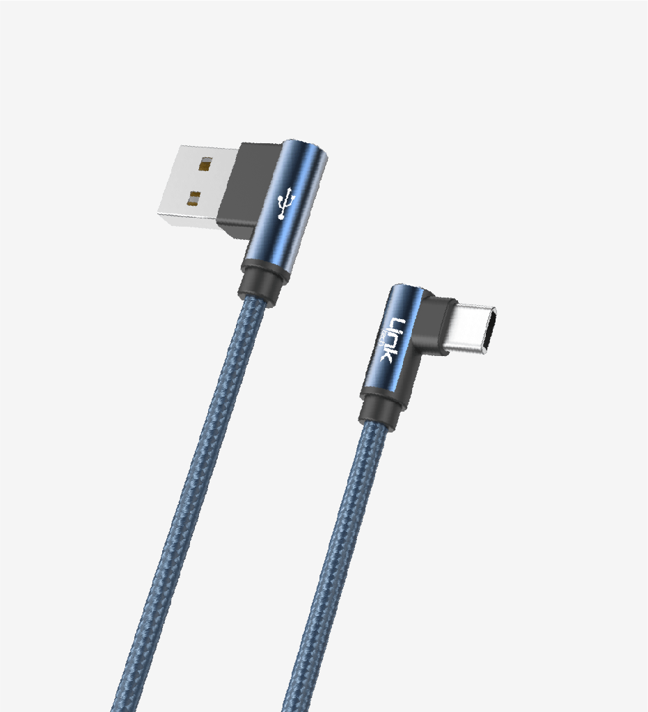 LINCTECH K594 TYPE-C USB 90 DERECE GAMER,OYUNCU KABLOSU 1,5MT