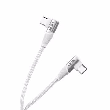 LINKTECH K595 60W USB-C TO USB-C 90 DERECE GAMER,OYUNCU KABLOSU 1,5MT