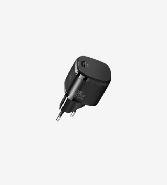 LINKTECH G825 PREMİUM 25W USB-C SUPER SI SİYAH MİNİ ŞARJ ADAPTÖRÜ