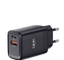 LINKTECH G865 PREMİUM 65W SUPER SI GAN USB+TYPE-C SARJ ALETİ TYPE-C KABLO SET