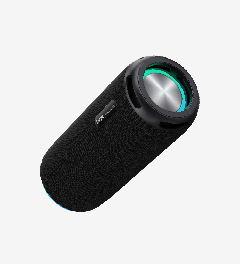 LINKTECH R124 PREMİUM IPX4 SERTİFİKALI IŞIKLI BLUETOOTH HOPARLÖR