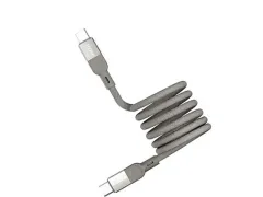 Momax Mag Link 100W USB-C to USB-C Magnetic Cable 1m Titanium Chrome