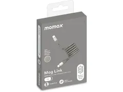 Momax Mag Link 100W USB-C to USB-C Magnetic Cable 1m Titanium Chrome