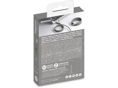 Momax Mag Link 100W USB-C to USB-C Magnetic Cable 1m Titanium Chrome