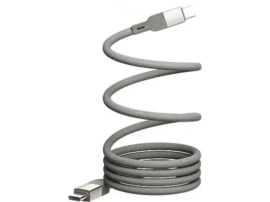 Momax Mag Link 100W USB-C to USB-C Magnetic Cable 2m Titanium Chrome