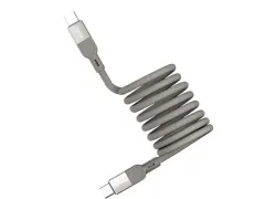 Momax Mag Link 100W USB-C to USB-C Magnetic Cable 2m Titanium Chrome