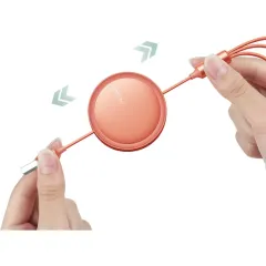MCDODO CA-7252 3İN1 MAKARALI GERİ ÇEKİLEBİLİR KABLO 120CM-TURUNCU