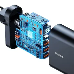 MCDODO CH-2250 33W 1*TYPE-C 3*USB GİRİŞLİ DİJİTAL DİSPLAY FAST CHARGER