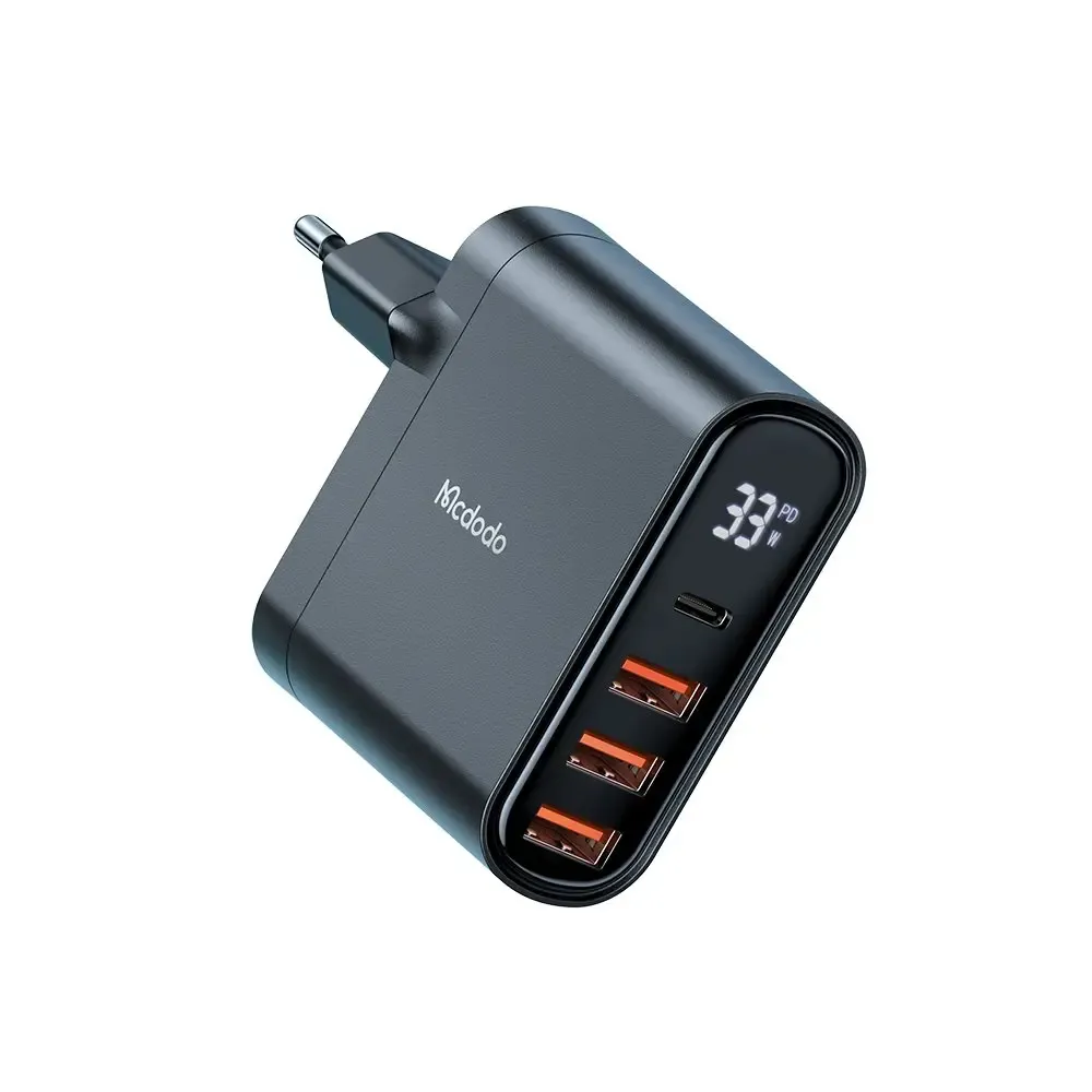MCDODO CH-2250 33W 1*TYPE-C 3*USB GİRİŞLİ DİJİTAL DİSPLAY FAST CHARGER