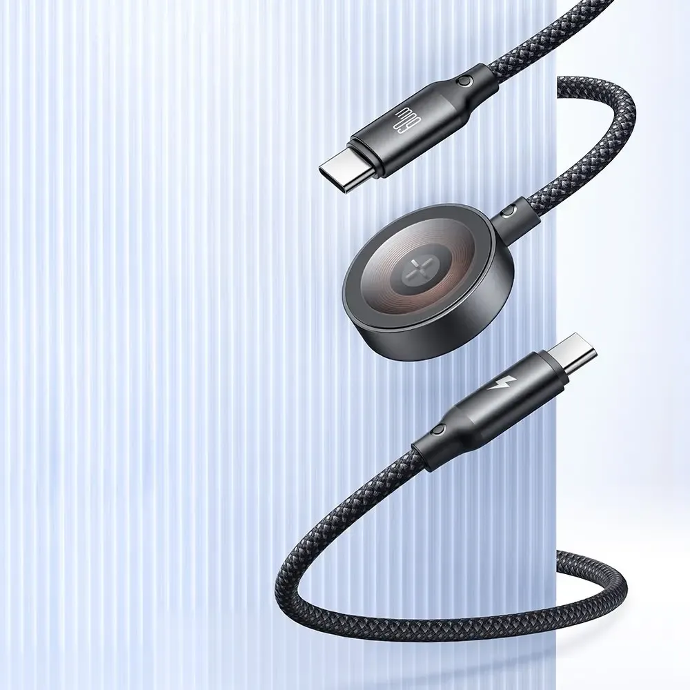 MCDODO CA-2200 1.2 M 60W 2'Sİ 1 ARADA TYPE-C TO TYPE-C + APPLE WATCH KABLOSUZ ŞARJ CİHAZI