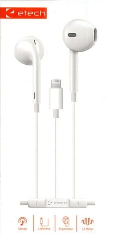 E-TECH KL-01 LIGHTNING KABLOLU KULAKLIK
