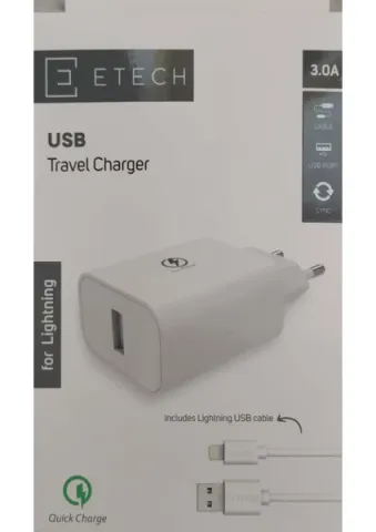 S.ETECH 3.0 A IPHONE HIZLI SEYAHAT ŞARJI ET501-I