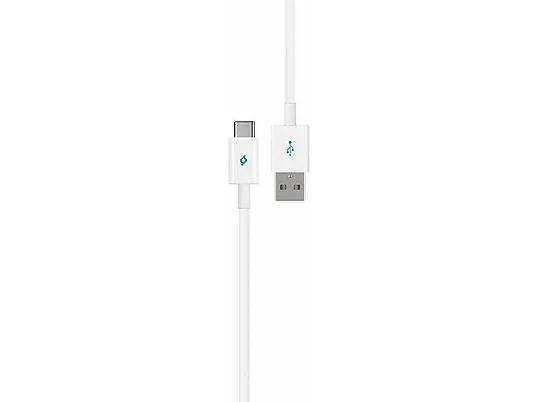 TTEC 2DK12B TYPE-C TO USB-A CABLE WHITE 120CM