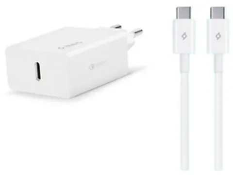 TTEC SMARTCHARGER 20W PD SEYAHAT HIZLI ŞARJ ALETİ+USB-C 3A KABLO