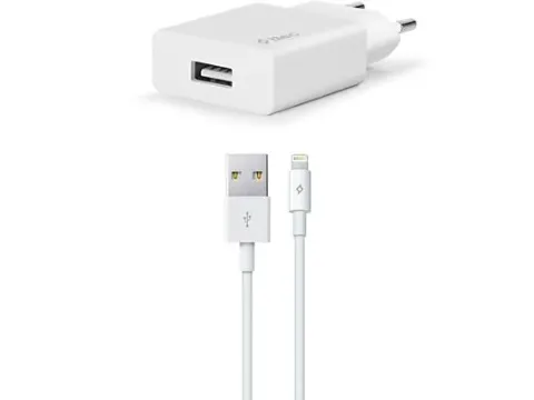 TTEC SmartCharger 2.1A Seyahat Şarj Aleti + Lightning Kablo