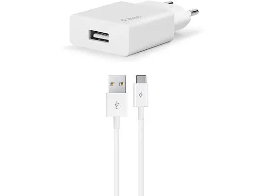 TTEC 2SCS20CB SMARTCHARGER USB-A TRAVEL CHARGER+TYPE-C CABLE