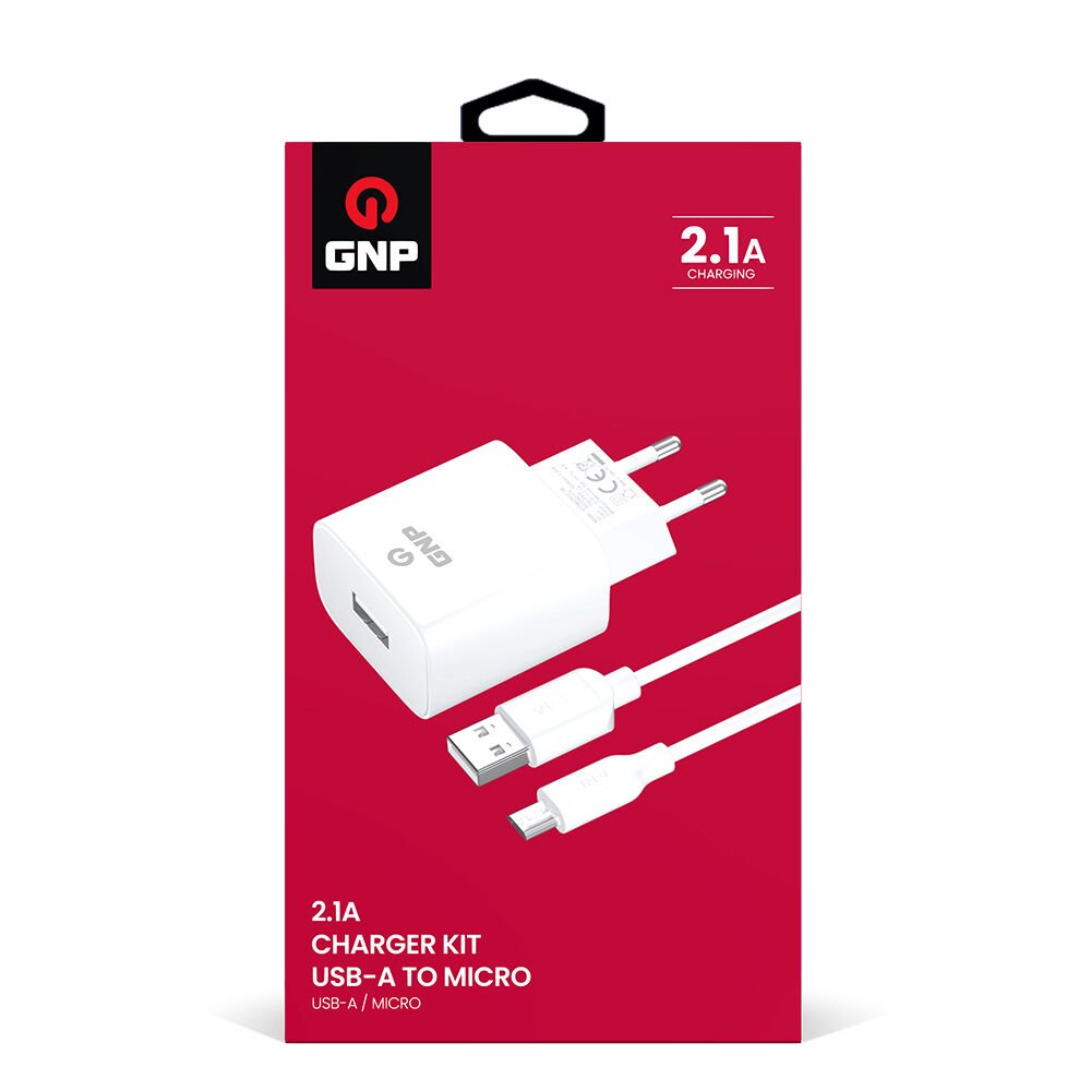 GNP 2.1A CHARGER KIT USB-A TO MICRO