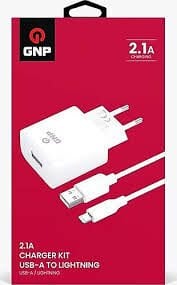 GNP 2.1A CHARGER KIT USB-A TO LIGHTNING