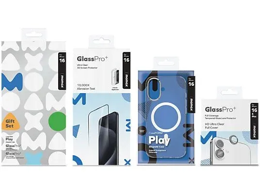 MOMAX iPhone 16 Protection Bundle Set