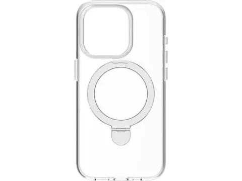 MOMAX MAAP23MT iPhone 15 Pro Flip Magsafe Kılıf Şeffaf