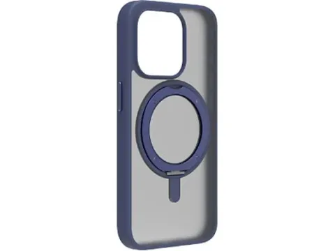 MOMAX MRAP23MB iPhone 15 Pro Roller Magsafe Kılıf Mavi