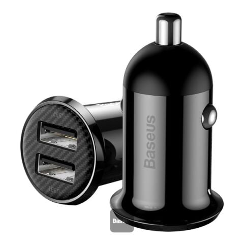 Baseus Grain Pro Dual Usb 4.8A Max Çıkışlı Hızlı Araç Şarj Başlık