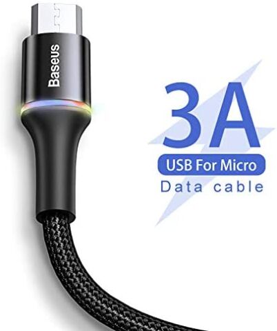 Baseus Halo 3a Micro Usb 1 metre Şarj Kablosu